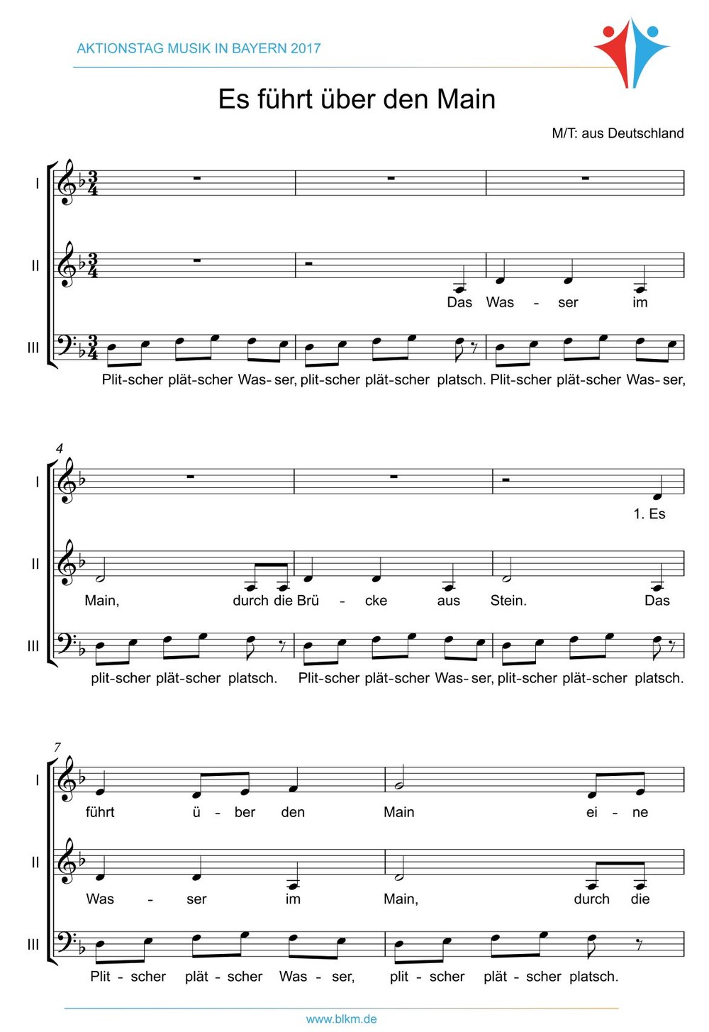 musik und text felicitas kuckuck hinweis das lied es führt über den main darf aus rechtlichen